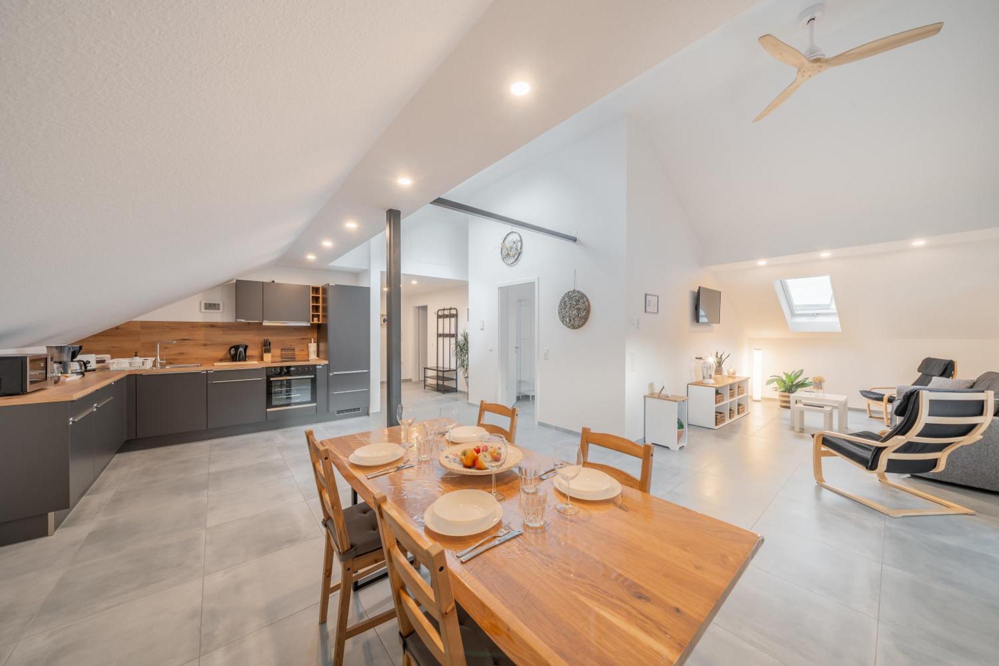 Ferienwohnung La Piazza-Rheinhausen Exterior foto